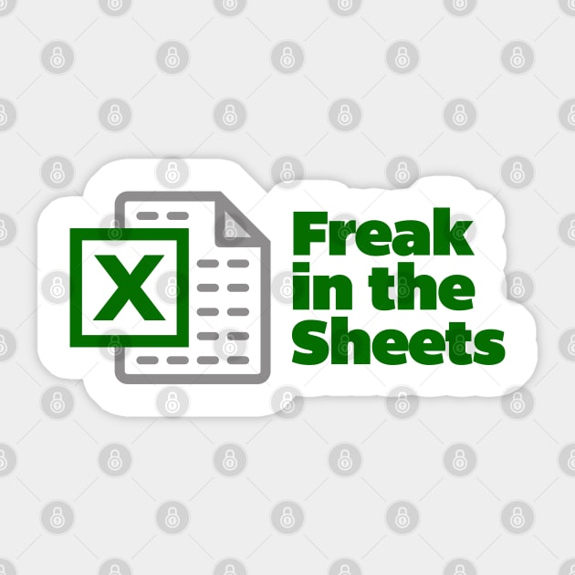 Freak in the Sheets Design Sticker by Hotshots